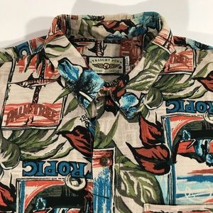 Straight Down Hawaiian Tropic Paradise Shirt L